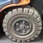 Forklift wheel and tire